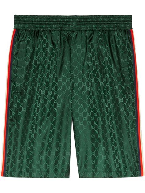 gucci gg jacquard shorts|gucci nylon jacquard swim shorts.